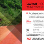 Invitation - Launch of Young Women's Voices