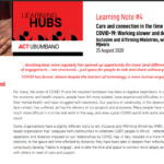 Learning Note #4: Care and connection in the time of COVID-19