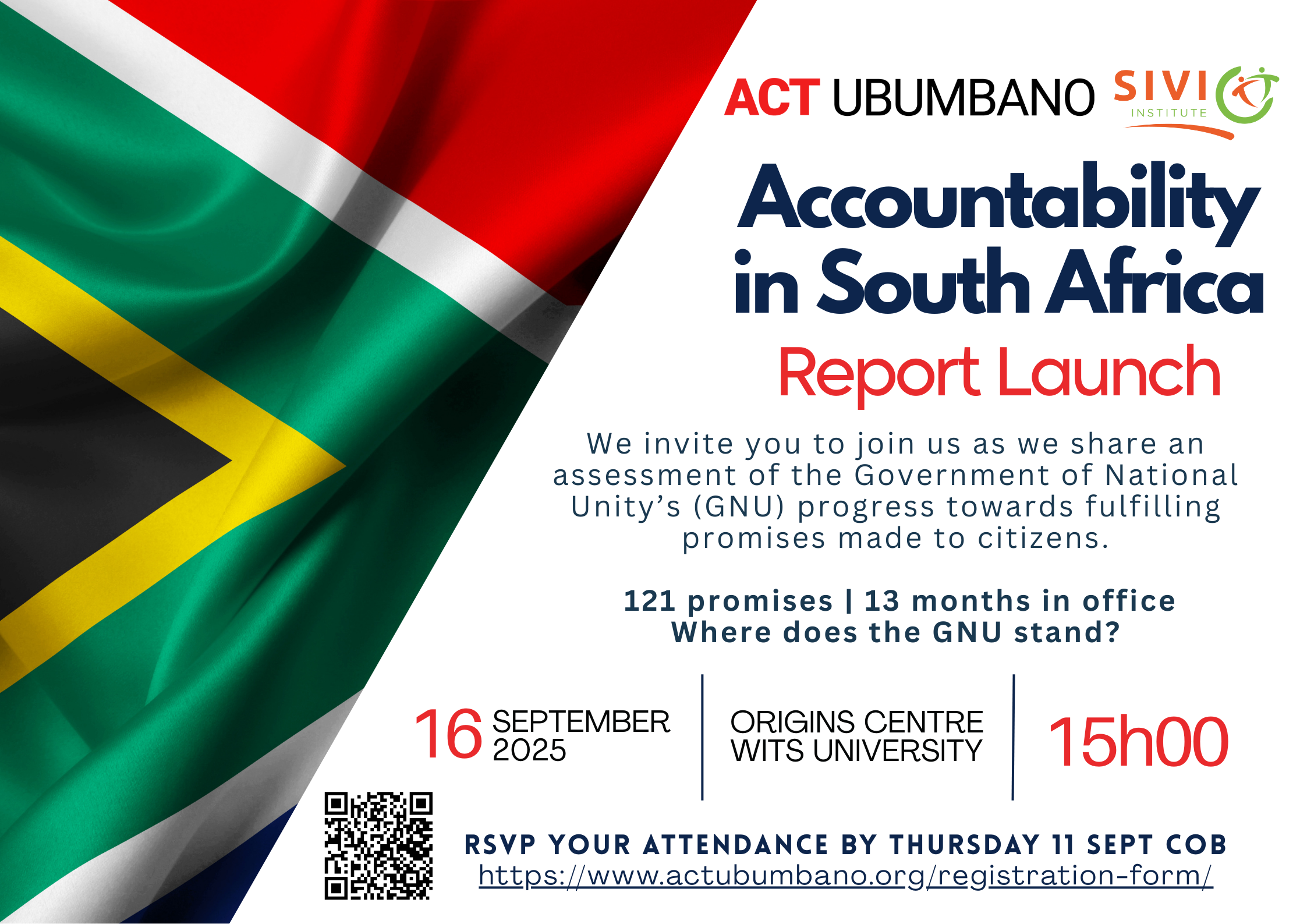 Accountability in South Africa: Report Launch – ACT Ubumbano