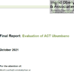 Evaluation, Organisational Development, HIV&AIDS
